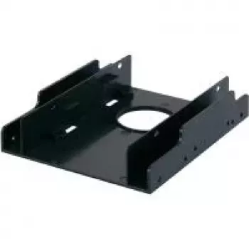 RENKFORCE HDA-252P 3,5 ίντσες σε 2x 2,5 ίντσες πλαίσιο τοποθέτησης HDD/SSD, μέταλλο, μαύρο