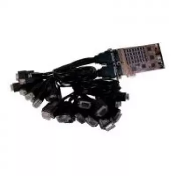 EXSYS EX-44032 κάρτα PCIe 32 θυρών RS-232 σειριακή με καλώδια Octopus