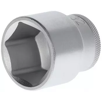 GEDORE 1/2 ίντσες υποδοχή εξαγωνικό καρυδάκι 32 mm, 6-πλευρο, χρωμιωμένο, DIN 3124 6132740