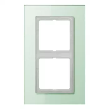 JUNG LSP 982 GLAS γυάλινο πλαίσιο 2 θέσεων, LS PLUS, 115 x 186 x 11 mm