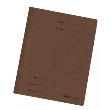 10 herlitz ντοσιέ με ελατήριο χαρτόνι καφέ DIN A4 10900223