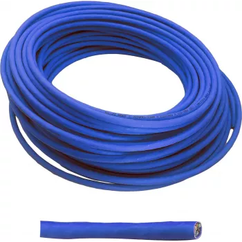 HELOS Cat 8.1 S/FTP PiMF καλώδιο εγκατάστασης, LSZH, μπλε, 100m ρολό