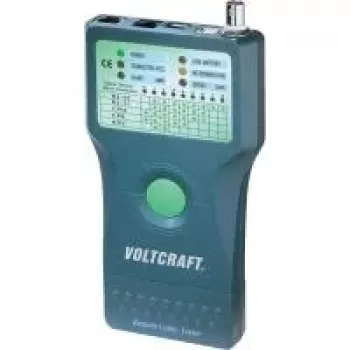 Voltcraft CT-5 πολυ-ελεγκτής καλωδίων για RJ-45, BNC, RJ-11, IEEE 1394, USB