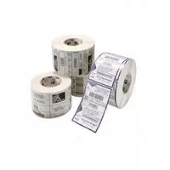 Zebra Z-Perform 1000T Ρολό Θερμομεταφερόμενων Χάρτινων Ετικετών - 101,6 x 101,6 mm, 127 mm Εξωτερική Διάμετρος, 25,4 mm Πυρήνας, Λευκό, Μόνιμη Κόλλα, 662 Ετικέτες/Ρολό