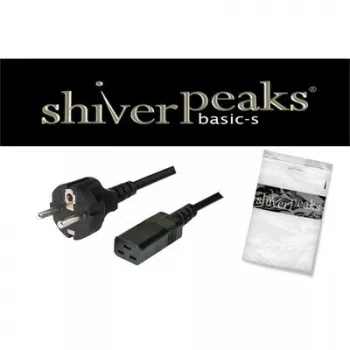 SHIVERPEAKS Basic Καλώδιο Τροφοδοσίας Schuko σε IEC C19, 3 m, 16 A, Μαύρο BS60015-S