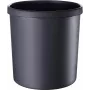 HELIT H6106495 Στρογγυλός πυρίμαχος κάδος απορριμμάτων, 18 L, μαύρο