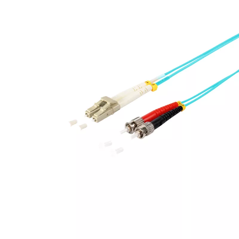 SHIVERPEAKS S/CONN maximum connectivity LC/ST Duplex Multimode OM3 50/125µm Καλώδιο patch οπτικών ινών, Aqua, 5m (77945/3)