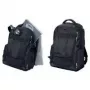 LIGHTPAK Fanactic 20L Πολυεστερικό σακίδιο πλάτης για laptop με πλαϊνό επενδεδυμένο φερμουάρ, επενδεδυμένη πλάτη και επενδεδυμένους ιμάντες, πολλαπλές τσέπες, μαύρο 24603