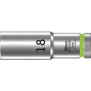Wera 05004558001 Zyklop 8790 HMC 1/2 inch τετράγωνη καρυδάκι 18mm εξάγωνο με αυλάκωση ασφάλισης σφαίρας