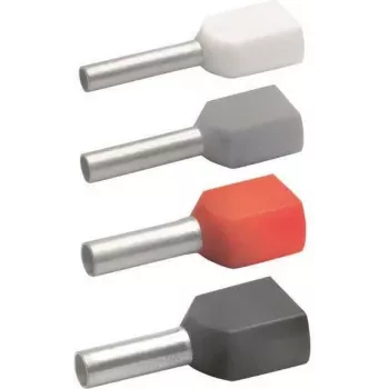 Klauke 87313 Διπλό ακροχιτώνιο 2 x 0,75 mm² γκρι