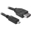 DeLOCK καλώδιο HDMI σε Micro-HDMI 2 m, 32 AWG, High Speed με Ethernet, 4K 82664