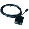 EXSYS EX-1302IS προσαρμογέας USB σε RS-232 σειριακό, chipset FTDI, καλώδιο 0,8 m, μαύρο