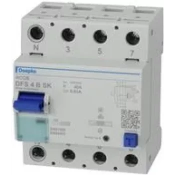 Doepke DFS4 100-4/0.30-B SK διακόπτης προστασίας διαρροής (RCCB), 4πολικός, 100 A, 300 mA, Τύπος B 09166998
