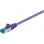 Wentronic Goobay καλώδιο patch CAT 6a S/FTP, RJ45, μωβ, 3 m, LSZH, χαλκός 93789