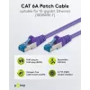 Wentronic Goobay καλώδιο patch CAT 6a S/FTP, RJ45, μωβ, 3 m, LSZH, χαλκός 93789