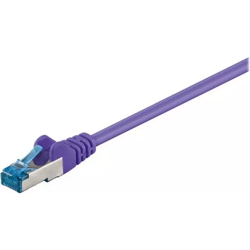 Wentronic Goobay καλώδιο patch CAT 6a S/FTP, RJ45, μωβ, 3 m, LSZH, χαλκός 93789