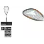 TALBOT TORRO Power 4000 ρακέτα squash, μαύρο/πορτοκαλί, ισορροπημένη επιθετική, κατασκευή Y 251004