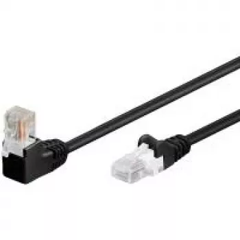 Wentronic 94173 Cat5e U/UTP RJ-45 καλώδιο patch δικτύου, 0,5 m, μαύρο