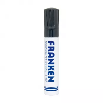 FRANKEN JumboMarker μαρκαδόρος λευκού πίνακα, μύτη σφήνας 4-12 mm, μαύρο, επαναγεμιζόμενος, στεγνό σβήσιμο, άοσμος, 1 τεμ. (Z1910 10)