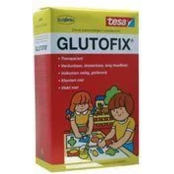 tesa Glutofix παιδική σκόνη κόλλας, λευκό, 500 g, με βάση κυτταρίνη, αναμειγνύεται με νερό, χωρίς διαλύτες, 1 τεμ. 08658-00001-01
