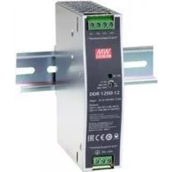 MEAN WELL DDR-120B-24 τροφοδοτικό ράγας DIN 120W 24V 5A