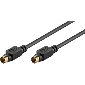 Wentronic AVK 157-500 καλώδιο S-Video 5,0 m μαύρο βύσμα αρσενικό σε βύσμα αρσενικό 50059