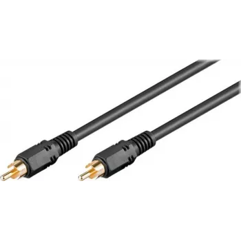 Wentronic AVK 238-1500 καλώδιο RCA 15 m μαύρο βύσμα αρσενικό σε βύσμα αρσενικό 50338