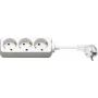 Wentronic Goobay πολύπριζο schuko 3 θέσεων, καλώδιο 3 m, λευκό 51075
