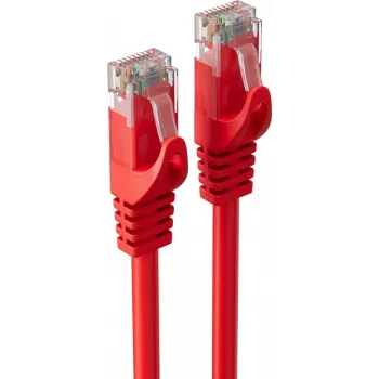 SHIVERPEAKS BASIC-S Καλώδιο patch Cat.6A U/UTP, κόκκινο, 30 m, RJ45, 10 Gbps BS08-35484