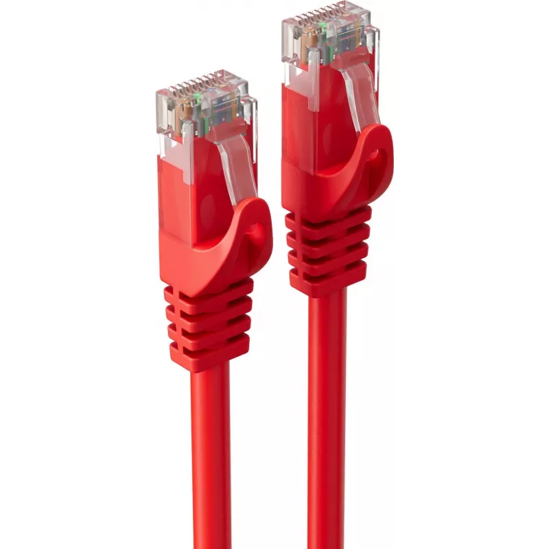 SHIVERPEAKS BASIC-S Καλώδιο patch Cat.6A U/UTP, κόκκινο, 30 m, RJ45, 10 Gbps BS08-35484