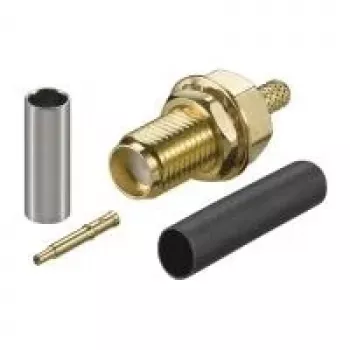 Wentronic Goobay Υποδοχή θηλυκή crimp RP-SMA για RG-174 και RG-316 (51696)
