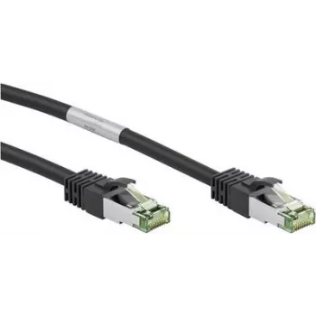Wentronic Goobay Καλώδιο patch CAT 8.1, S/FTP (PiMF), μαύρο, 20 m, LSZH, χαλκός AWG 24 66728