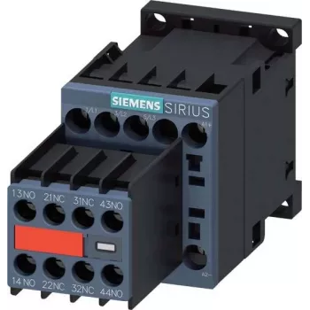 SIEMENS SIRIUS 3RT2 Ρελέ ισχύος 5,5 kW 400 V 12 A 24 V DC 2NO+2NC βιδωτοί ακροδέκτες 3RT20171BB443MA0