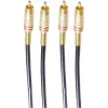 shiverpeaks BASIC-S Καλώδιο ήχου 2x RCA σε 2x RCA, 5,0 m, μαύρο BS40225