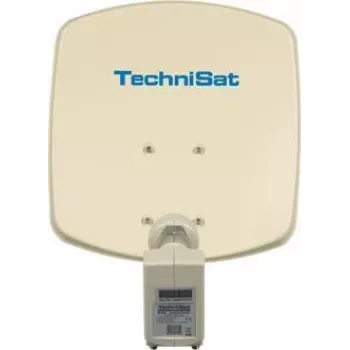 TechniSat DigiDish 33 Δορυφορικό πιάτο με Universal Twin LNB, μπεζ 1033/2882