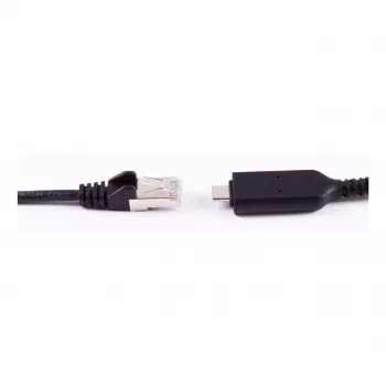 SHIVERPEAKS Καλώδιο adapter USB-C σε RJ45 Gigabit Ethernet 1m μαύρο BS13-51025