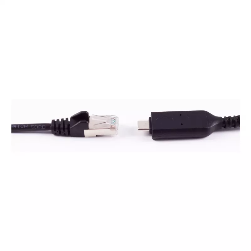 SHIVERPEAKS Καλώδιο adapter USB-C σε RJ45 Gigabit Ethernet 1m μαύρο BS13-51025