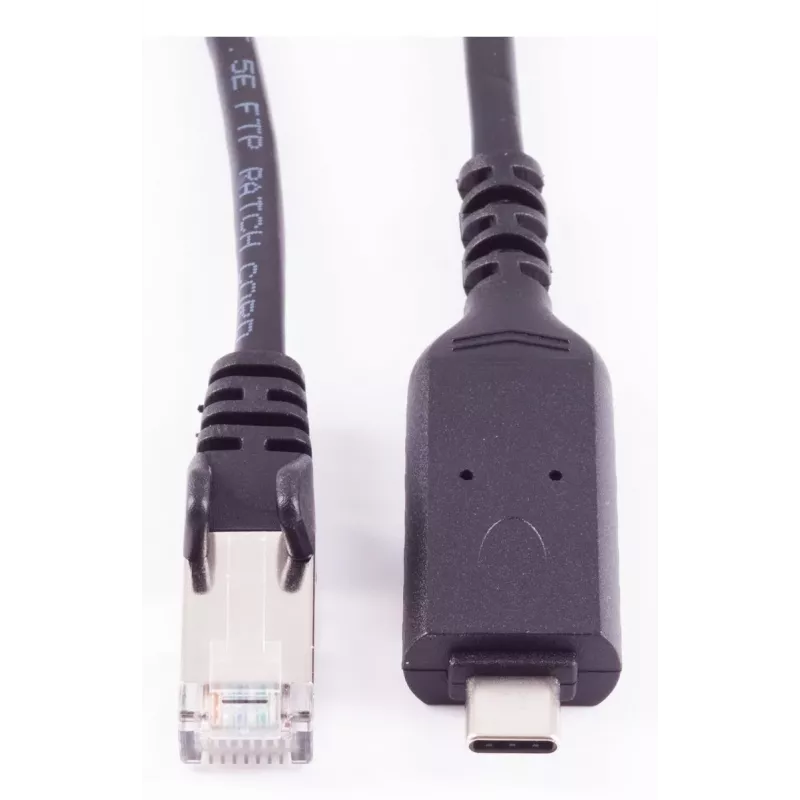 SHIVERPEAKS Καλώδιο adapter USB-C σε RJ45 Gigabit Ethernet 1m μαύρο BS13-51025
