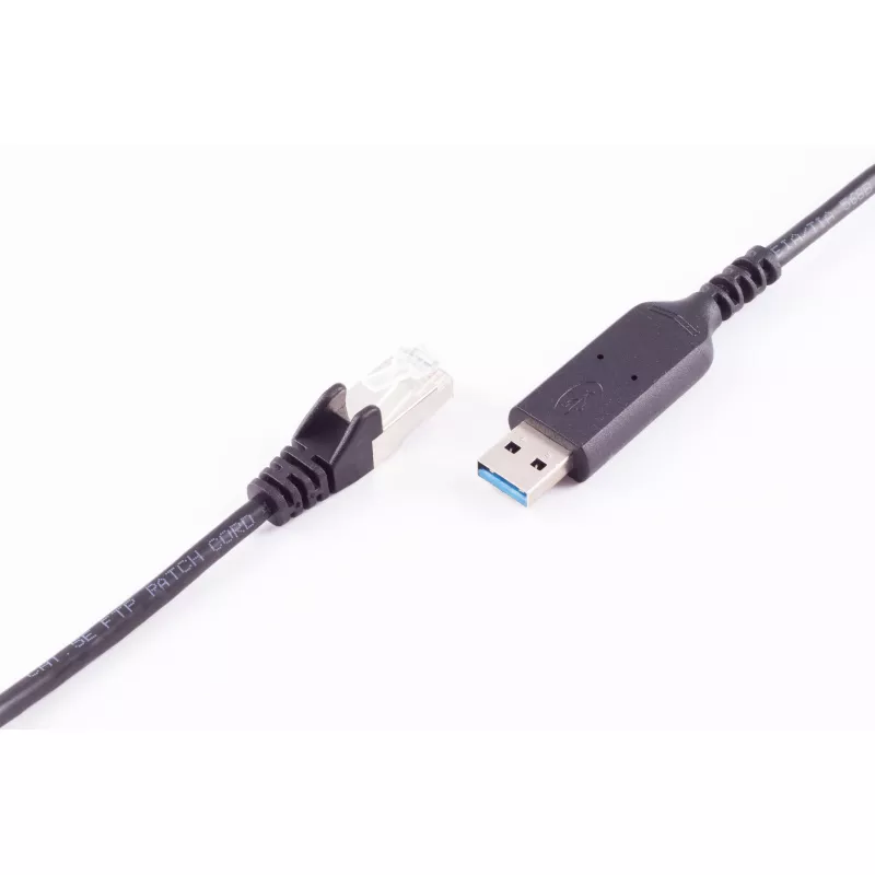 SHIVERPEAKS Καλώδιο adapter USB-A σε RJ45 Gigabit Ethernet, 1m, μαύρο BS13-52025