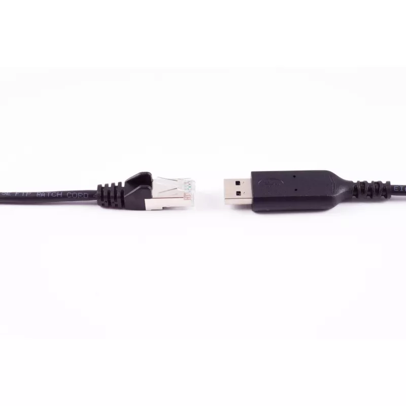 SHIVERPEAKS Καλώδιο adapter USB-A σε RJ45 Gigabit Ethernet, 1m, μαύρο BS13-52025