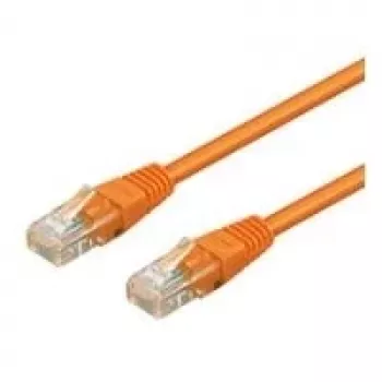 Wentronic Goobay CAT 5e Καλώδιο Patch U/UTP Πορτοκαλί 0,25m CCA 95201