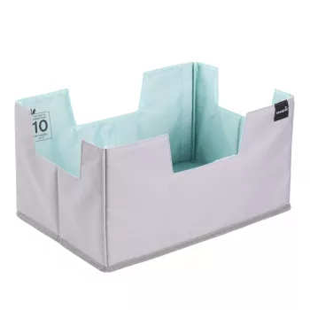 keeeper nea XL Σετ οργάνωσης αγορών, Γκρι/Aquamarine, με αφαιρούμενο διαχωριστικό 1229962400000