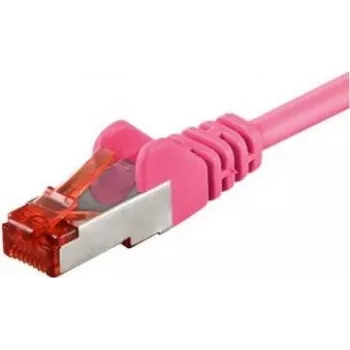 Wentronic CAT6 S/FTP Καλώδιο Patch, Ματζέντα, 1m 93434