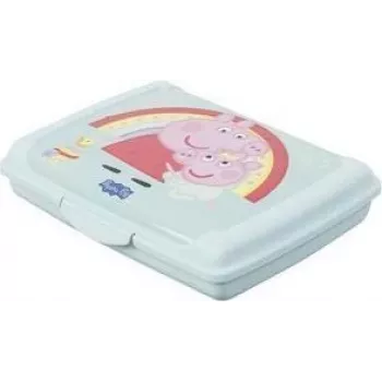 keeeper carla mini Peppa Pig Δοχείο φαγητού, 0,5 L, Aquamarin Deco-Click-Box Mini, PP, κλείσιμο με κλιπ, 1 τεμ. 1070462433600
