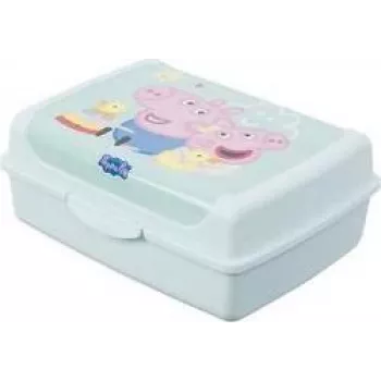 keeeper carla midi Peppa Pig Δοχείο φαγητού, 1,0 L, Aquamarin Deco-Click-Box 1070562433600