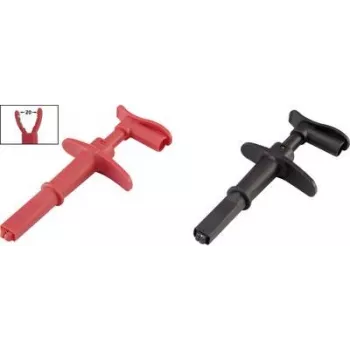 VOLTCRAFT κροκοδειλάκι με βύσμα 4 mm CAT III 1000 V, CAT IV 600 V μαύρο/κόκκινο MSK-116 (VC-8371750)