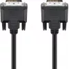 Wentronic goobay Καλώδιο DVI-D Dual Link 0,5m μαύρο με βίδες 93295