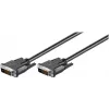 Wentronic goobay Καλώδιο DVI-D Dual Link 0,5m μαύρο με βίδες 93295