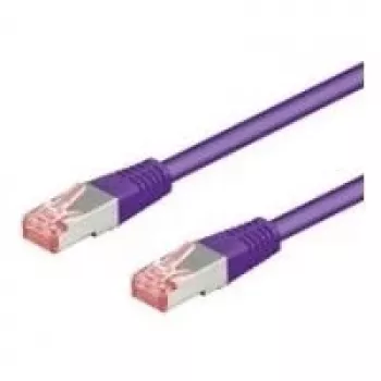 Wentronic Goobay Καλώδιο patch CAT 6, S/FTP (PiMF), μωβ, 15 m - LSZH χωρίς αλογόνα, χαλκός 93538