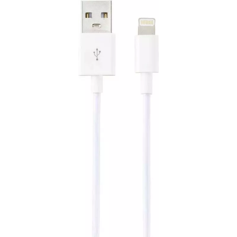 Renkforce Καλώδιο USB 2.0 USB-A σε Apple Lightning 1m λευκό ματ RF-5724084